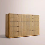 Camora Tall Drawer Dresser — NATURAL OAK / 10-DRESSER