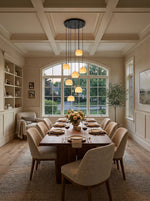 Ellery Alabaster Dome Cluster Chandelier
