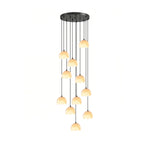 Ellery Alabaster Dome Cluster Chandelier