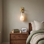 Elowen Alabaster Teardrop Wall Sconce