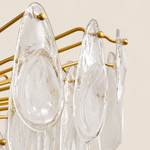 Darevielle Teardrop Blown Glass Chandelier 35.75