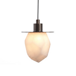 Faceted Alabaster Pendant Light — image 15