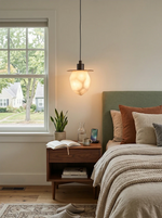Faceted Alabaster Pendant Light — image 9