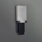 Fluted Alabaster Column Wall Sconce