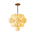 Grape Cluster Alabaster Spherical Chandelier — image 1