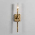 Hammered Torch Alabaster Wall Light