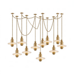 Hollis Ringed Swag Chain Chandelier