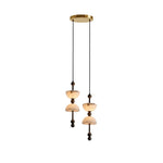 Hourglass Duo Alabaster Pendant Lamp