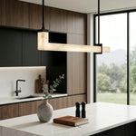 L-Shaped Linear Alabaster Pendant Lamp — image 6