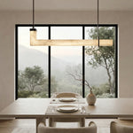 L-Shaped Linear Alabaster Pendant Lamp — image 4