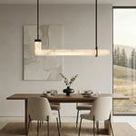 L-Shaped Linear Alabaster Pendant Lamp — image 7