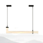 L-Shaped Linear Alabaster Pendant Lamp — image 19