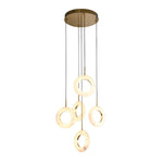 Linnea Tapered Alabaster Cluster Chandelier