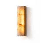 Lisbeth Fluted Alabaster Wall Sconce