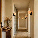 Lunara Alabaster Globe Wall Sconce