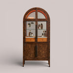 Harlina Burl Bar Cabinet — AUBURN BURL