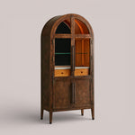 Harlina Burl Bar Cabinet