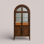 Harlina Burl Bar Cabinet — AUBURN BURL