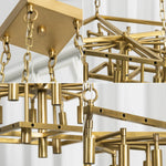 Maren Tiered Alabaster Tile Chandelier