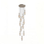 Marlen Stacked Stone Alabaster Chandelier