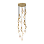 Marlen Stacked Stone Alabaster Chandelier