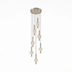 Marlen Stacked Stone Alabaster Chandelier
