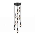 Marlen Stacked Stone Alabaster Chandelier