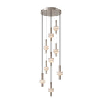 Marlen Stacked Stone Alabaster Chandelier