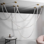 Liora Beaded Alabaster Swag Chandelier