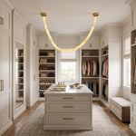 Liora Beaded Alabaster Swag Chandelier
