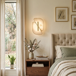 Solveig Overlapping Alabaster Wall Sconce