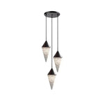 Ondine Faceted Alabaster Drop Chandelier
