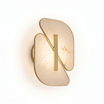 Solveig Overlapping Alabaster Wall Sconce