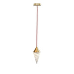 Ondine Faceted Alabaster Drop Chandelier