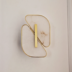 Solveig Overlapping Alabaster Wall Sconce