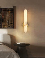 Oval Alunari Alabaster Wall Sconce
