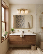Perlune Globe Alabaster Vanity Wall Light