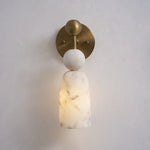 Perrin Stacked Alabaster Wall Sconce