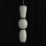 Perrine Stacked Alabaster Pendant Light