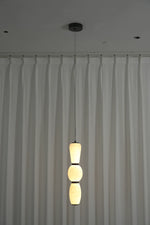 Perrine Stacked Alabaster Pendant Light