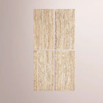 Sopravelle Reeded Stone Closed Nightstand — ITALIAN CLASSICO TRAVERTINE