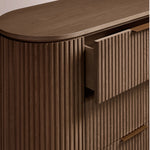 Sopravelle Tall Drawer Dresser — BROWN OAK / 72