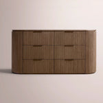 Sopravelle Drawer Dresser — BROWN OAK / 72