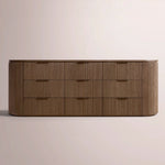 Sopravelle Drawer Dresser — BROWN OAK / 90