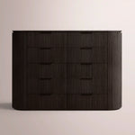 Sopravelle Tall Drawer Dresser — BLACK OAK / 72