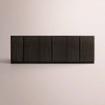 Liromelle Sideboard — BLACK OAK / 6-DOOR 96