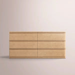 Liromelle Drawer Dresser — LIGHT OAK / 6-Drawer