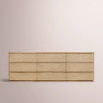 Liromelle Drawer Dresser — LIGHT OAK / 9-Drawer