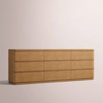 Liromelle Drawer Dresser — NATURAL OAK / 9-Drawer