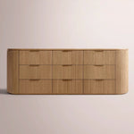 Sopravelle Drawer Dresser — NATURAL OAK / 90